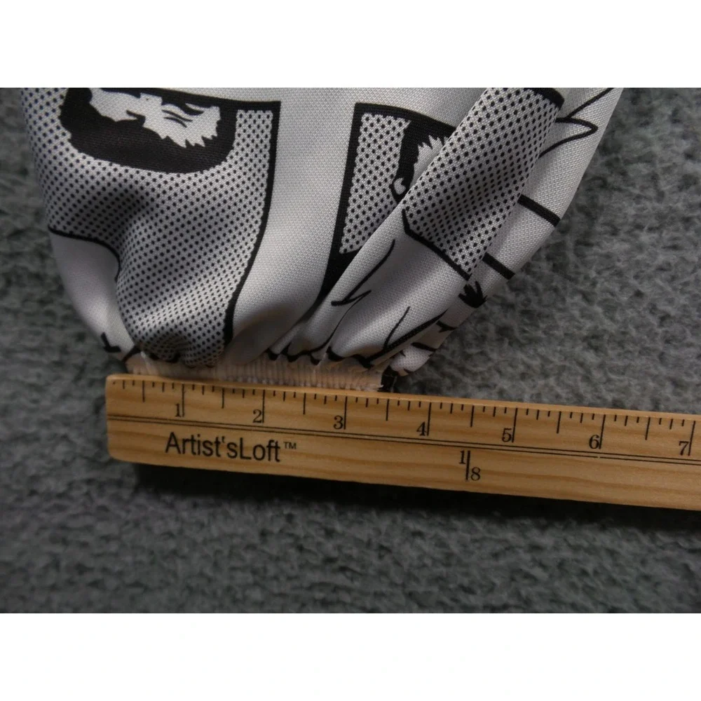 Trasher Magazine Pants Youth XXL 21x26‎ White Elastic Waist All Over Print